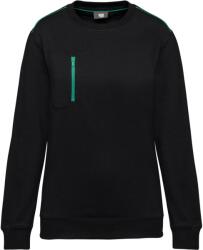 Wk Designed To Work WK CONCEPUT PENTRU WORK WK 403 / Hanorac de lucru unisex - negru/verde L (20W403o6403)