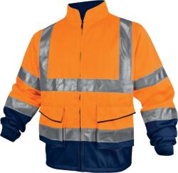 Delta Plus DELTA PHVE2 / Jachetă de lucru reflectorizantă unisex - portocaliu fluo/albastru deschis XXL (PHVE2OMXX)