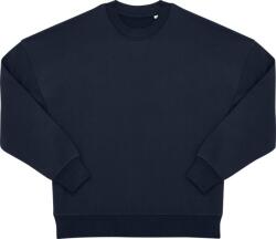 B&C Collection INFLUENCE CREW / Hanorac unisex supradimensionat din bumbac gros - bleumarin XXXL (01IC0100313)
