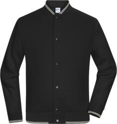 Daiber 8044 / Jachetă unisex din bumbac organic - negru/negru XS (02804480800)