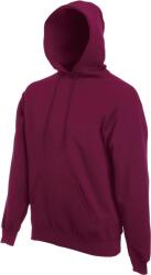 Fruit of the Loom CLASSIC HOODED SWEAT / Hanorac bărbătesc cu glugă dublă - vișiniu XXL (16220837005)