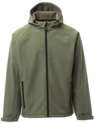 PAYPER GALE 001044-0355 / Jachetă softshell bărbătească cu glugă - armată XL (001044035507035XL)
