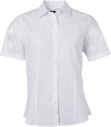 Daiber JN 679 / Cămașă cu mânecă scurtă din poplin pentru femei - alb XXXL (02067900113)