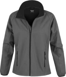 RESULT R 231F / Jachetă softshell cu 2 straturi pentru femei - cărbune/negru M (30231F23902)