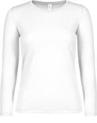B&C be inspired B&C E150 LSL / Tricou cu mânecă lungă pentru femei - alb XXL (01006T00105)