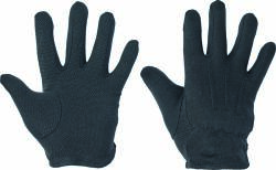 CERVA Mănuși CERVA BUSTARD BLACK / din bumbac cu ținte din PVC - negre 12 (0105000199120)