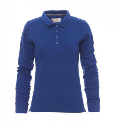 PAYPER FLORENCE LADY 000931-0021 / Tricou polo de damă, cu mânecă lungă - albastru regal M (000931002109000M)