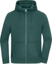 Daiber 8043 / Hanorac unisex cu fermoar - verde fumuriu M (028043amn02)