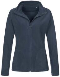 Stedman Geacă clasică din fleece STEDMAN ST5100 / Geacă din fleece cu fermoar pentru femei - albastru închis, mărimea S (ST5100BLMS)