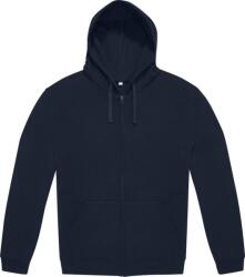 B&C Collection ID. 334 ZIP HOOD / Hanorac unisex cu fermoar - bleumarin XL (01I33400304)