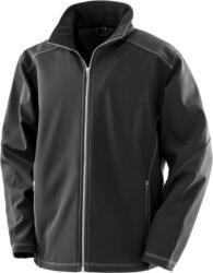 RESULT R 455X / Jachetă softshell bărbătească cu 3 straturi - neagră M (30455M00202)