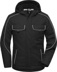 Daiber JN 886 / Jachetă de lucru softshell căptușită - neagră XXXL (02088600213)