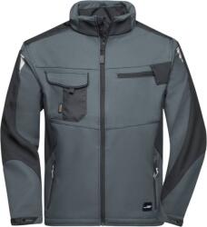 Daiber JN 844 / Jachetă softshell de vară pentru lucru - carbon/negru XXL (02084482805)