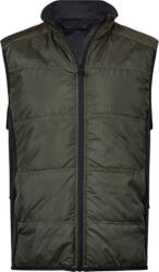 TEE JAYS TJ9114 / Vestă hibridă elastică pentru bărbați - verde închis/negru XXXL (189114zk613)