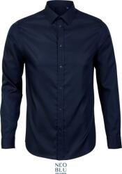 Neoblu 3182 BLAISE MEN / Cămașă bărbătească cu mânecă lungă din micro twill - albastru noapte 5XL (24318204615)