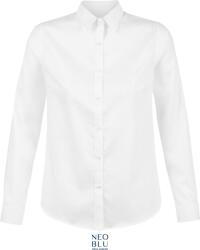 Neoblu 3183 BLAISE WOMEN / Cămașă cu mânecă lungă din micro twill pentru femei - alb optic S (243183z1501)