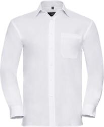Russell Athletic RUSSELL ATHELTIC 936M / Cămașă bărbătească cu mânecă lungă din poplin - alb XXL (11936M00105)