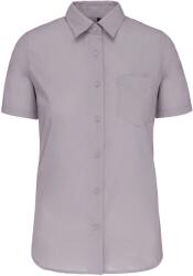 Kariban Vintage JUDITH K548 / Cămașă cu mânecă scurtă pentru femei - argintiu XL (20K54864004)