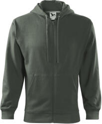MALFINI, a. s MALFINI TRENDY ZIPPER 410 / Jachetă cangur pe toată lungimea cu glugă - gri închis M (4106714)