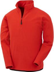 RESULT R 905X / Hanorac unisex din microfleece cu fermoar 1/4 - roșu XXXL (30905X00413)