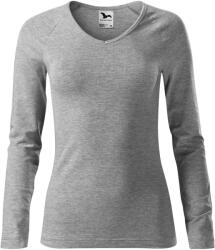MALFINI, a. s MALFINI ELEGANCE 127 / Tricou cu mânecă lungă pentru femei - gri închis melanj XXL (1271217)