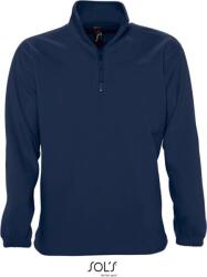 SOL´S NESS / Hanorac bărbătesc din fleece cu fermoar 1/2 - bleumarin 4XL (25560000314)