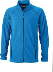 Daiber JN 597 / Jachetă structurată din fleece pentru bărbați - turcoaz/bleumarin XXXL (02059760913)