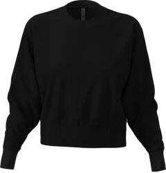 Next level apparel N 9087 / Hanorac supradimensionat pentru femei din bumbac gros - negru XXXL (08908700213)