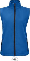 SOL´S RACE BW / Vestă softshell cu 2 straturi pentru femei - albastru regal XL (25288845004)