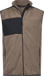 TEE JAYS TJ9122 MOUNTAIN / Vestă bărbătească din fleece - argilă/negru XXXL (189122aa413)