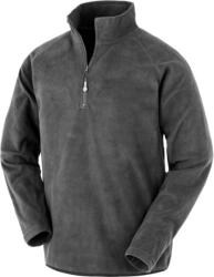 RESULT R 905X / Hanorac unisex din microfleece cu fermoar 1/4 - gri XXXL (30905X07613)