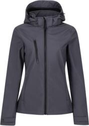Regatta Professional VENTURER TRA 702 / Jachetă softshell cu 3 straturi și glugă pentru femei - gri seal/negru XXXL (36A702zr42h)