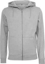 Build your Brand CONSTRUIEȘTE-ȚI BRANDUL DE 012 / Hanorac bărbătesc cu fermoar din bumbac gros - gri melanj XL (56001261004)