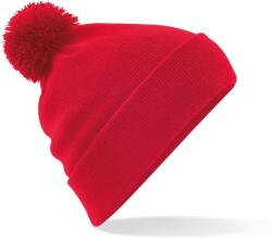 Beechfield B 426 / Pălărie cu pompom - roșu clasic Universal (53042624899)
