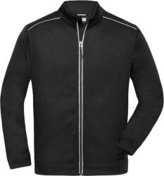 Daiber JN 898 / Jachetă de lucru tricotată din fleece pentru bărbați - negru/negru 4XL (02089880814)