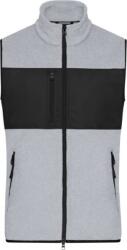 Daiber JN 1310 / Vestă bărbătească din fleece - melanj deschis/negru M (021310zn802)
