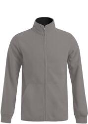 PROMODORO 7971 / Jachetă dublă din fleece pentru bărbați - gri deschis/negru XL (40797185104)