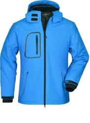 Daiber JN1000 / Jachetă softshell de iarnă cu 3 straturi pentru bărbați - aqua XXL (02100002205)