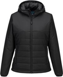 Portwest HOODED INSULATED BAFFLE S613 / Jachetă extrem de impermeabilă pentru femei - neagră XS (S613BKRXS)
