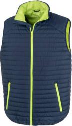 RESULT R 239X / Vestă termică matlasată unisex - bleumarin/lime XL (30239Xp8304)