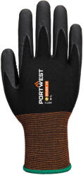 Portwest GP GRIP 15 A371 / Mănuși din nitril imersate - negre XXXL (A371K8RXXXL)