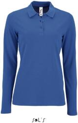 SOL'S PERFECT LSL / Tricou polo cu mânecă lungă pentru femei - albastru royla XL (25208345004)