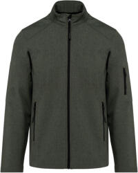 Kariban Vintage K401 / Jachetă softshell bărbătească - verde melanj XL (20K401zj904)