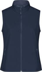 Daiber JN 1127 / Vestă softshell promoțională cu 2 straturi pentru femei - bleumarin/bleumarin XXL (02112785705)