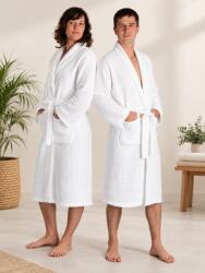 Profod Halat de baie WENDY XXL tip kimono cu model waffle, alb (prof_2817)