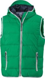 Daiber JN 1076 / Vestă bărbătească - verde irlandez/alb L (02107658603)