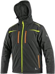 CANIS SAFETY a. s CXS NORFOLK / Jachetă softshell de iarnă - negru/ accesorii HV galben și portocaliu XXL (122001681696)