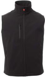 PAYPER CORK S00360-P114 / Vestă softshell bicoloră pentru bărbați - negru/negru S (S00360P11414018S)