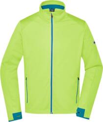 Daiber JN 1126 / Jachetă softshell bărbătească cu 3 straturi - galben strălucitor M (021126r0402)