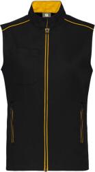 Wk Designed To Work WK CONCEPUTĂ PENTRU LUCRU WK 6148 / Vestă bărbătească din material rezistent - negru/galben L (20614819703)